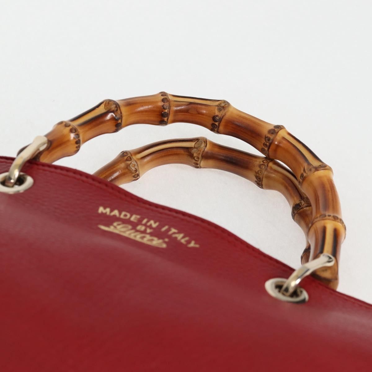 Gucci Gucci Bamboo Shopper Tote Leather Size ONE SIZE - 18 Thumbnail