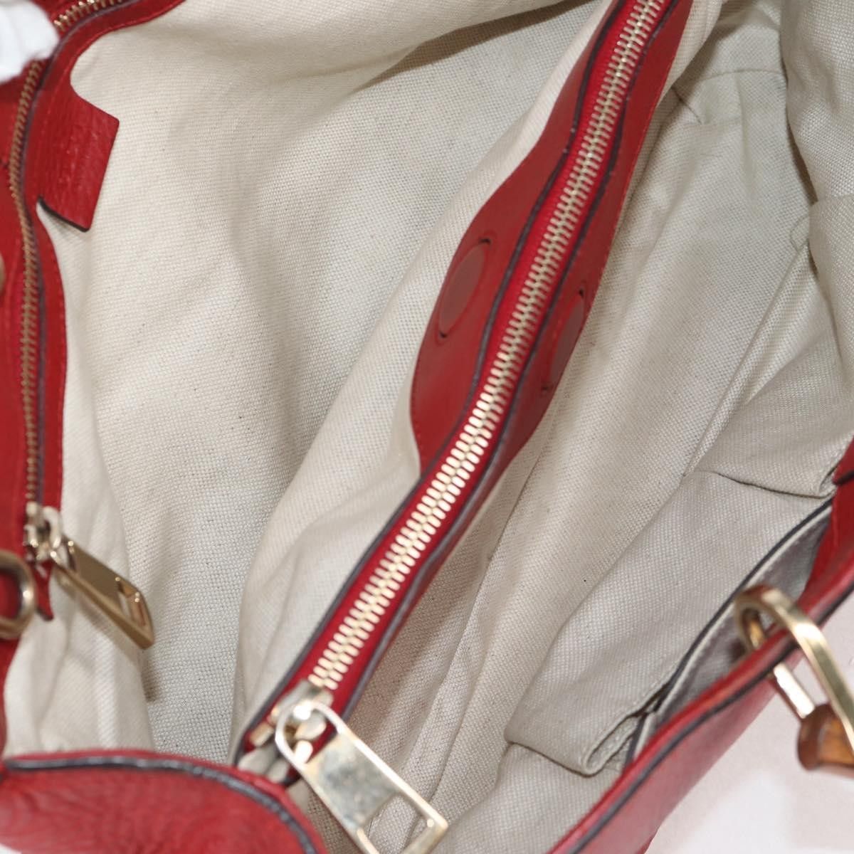 Gucci Gucci Bamboo Shopper Tote Leather Size ONE SIZE - 5 Thumbnail