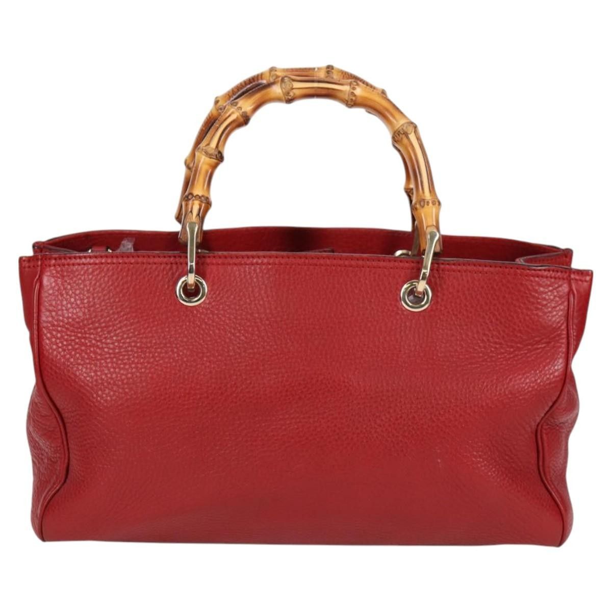 Gucci Gucci Bamboo Shopper Tote Leather Size ONE SIZE - 2 Thumbnail