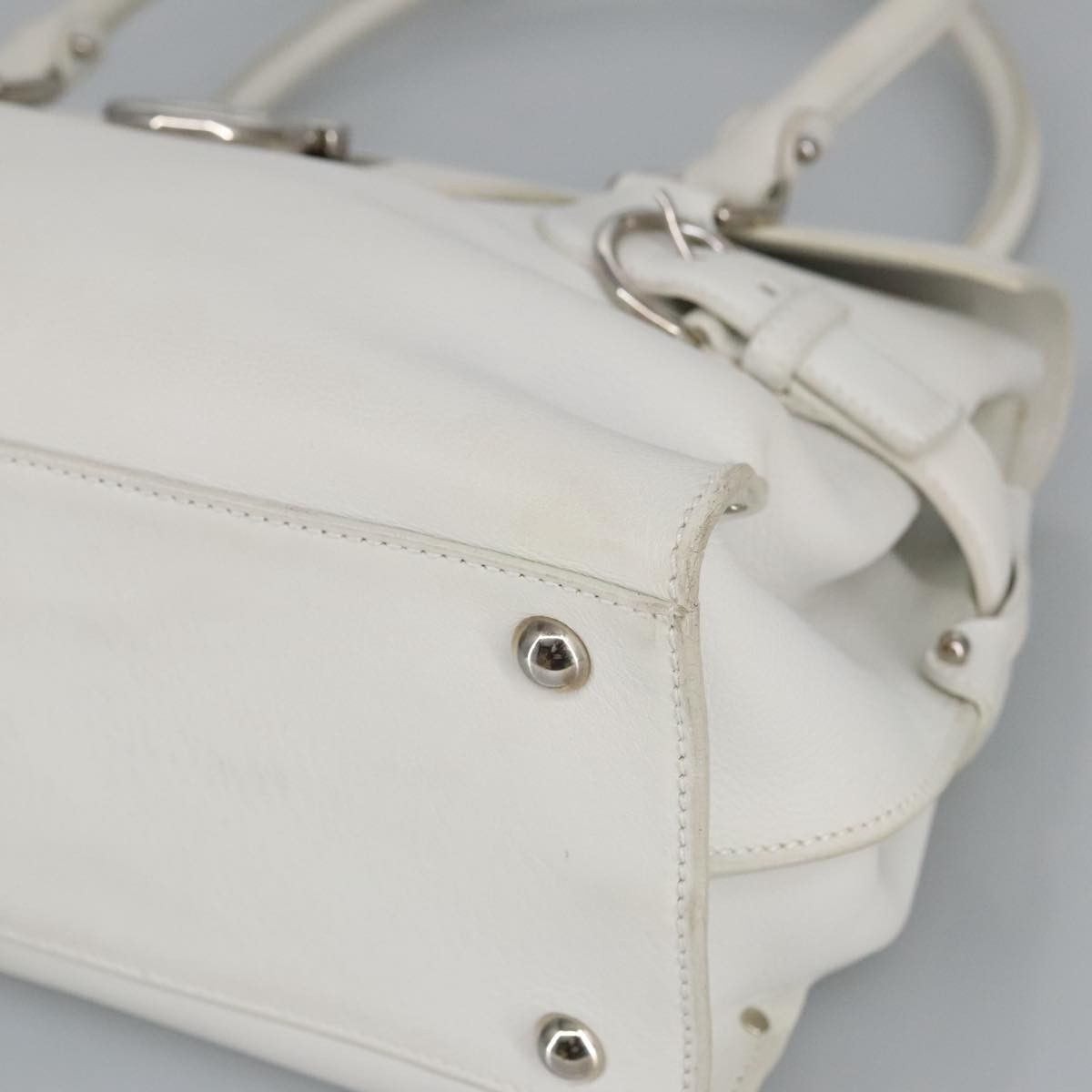 Salvatore Ferragamo Salvatore Ferragamo Virna Satchel Leather Size ONE SIZE - 8 Thumbnail