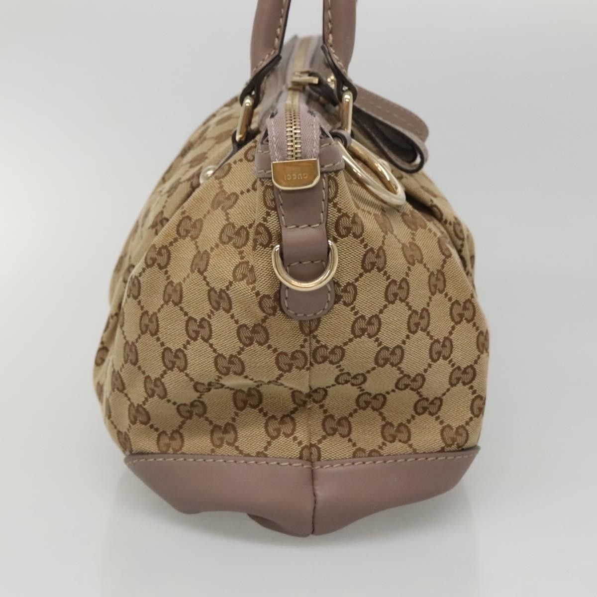 Gucci Gucci Sukey Top Handle Satchel GG Canvas with Leather Size ONE SIZE - 3 Thumbnail