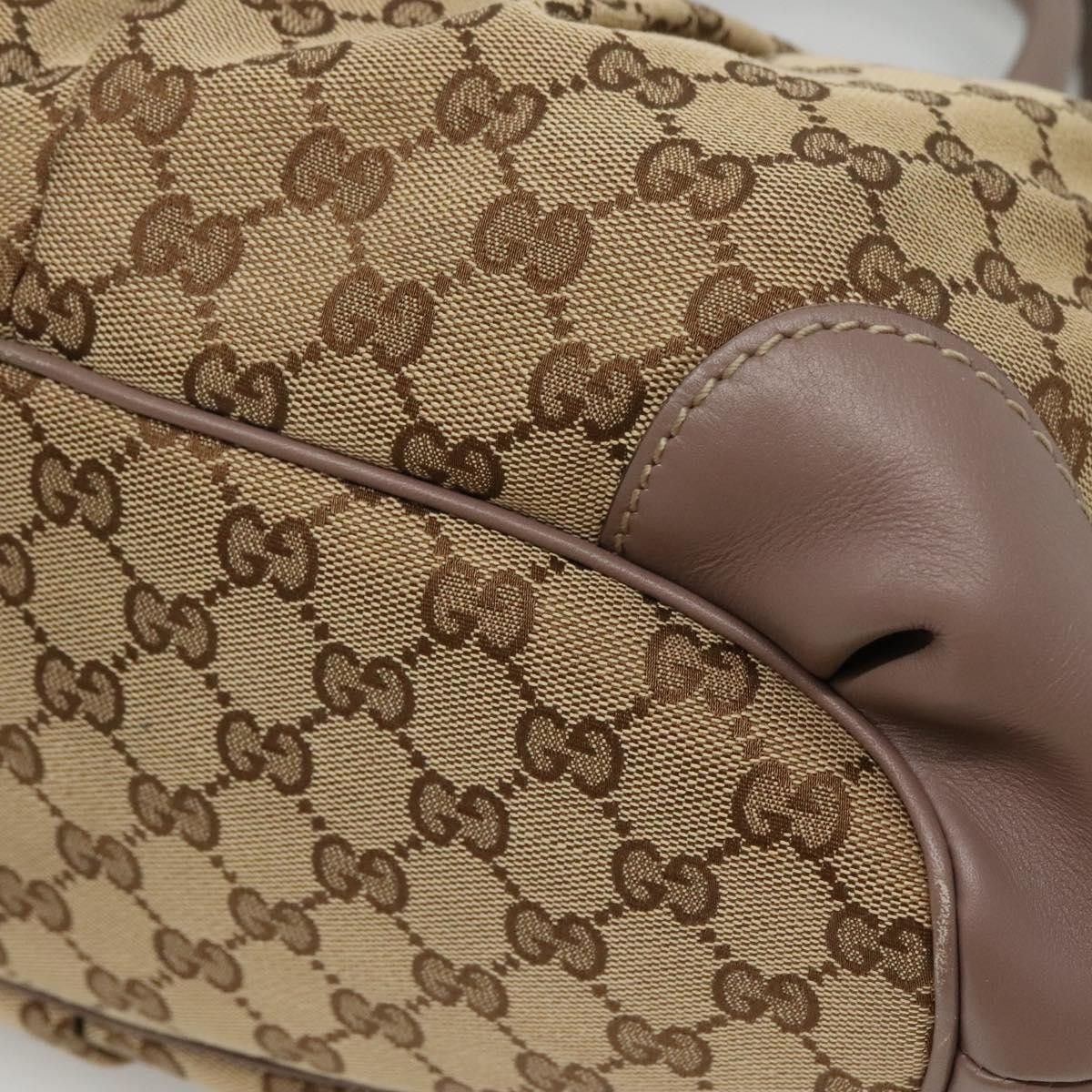 Gucci Gucci Sukey Top Handle Satchel GG Canvas with Leather Size ONE SIZE - 12 Thumbnail
