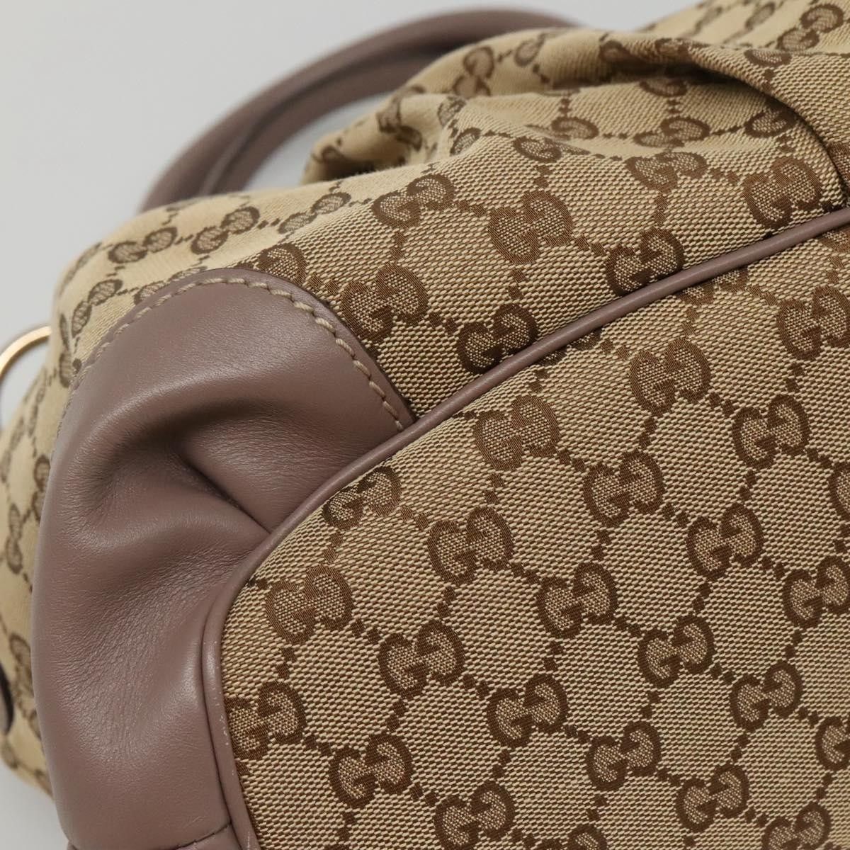 Gucci Gucci Sukey Top Handle Satchel GG Canvas with Leather Size ONE SIZE - 10 Thumbnail