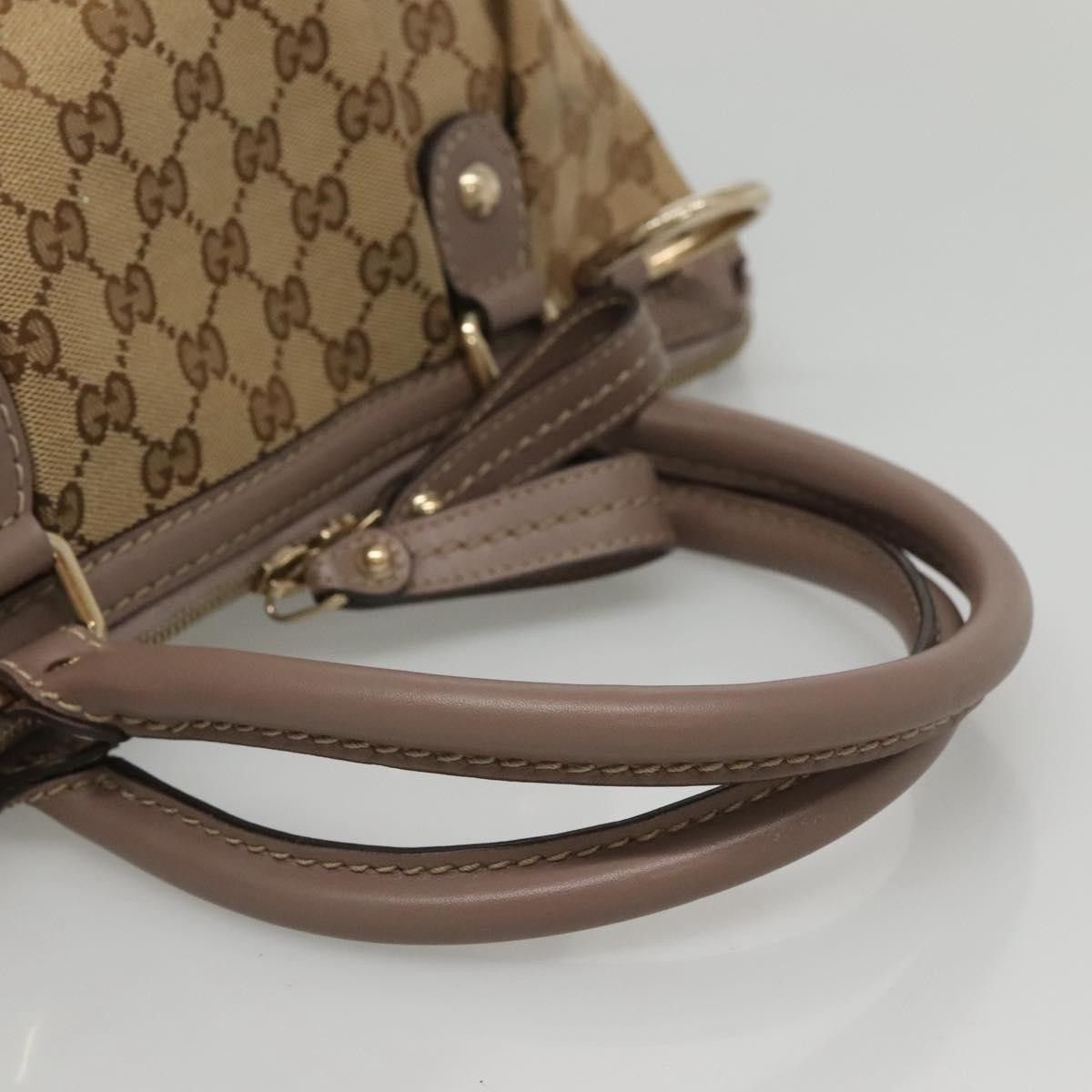 Gucci Gucci Sukey Top Handle Satchel GG Canvas with Leather Size ONE SIZE - 8 Thumbnail