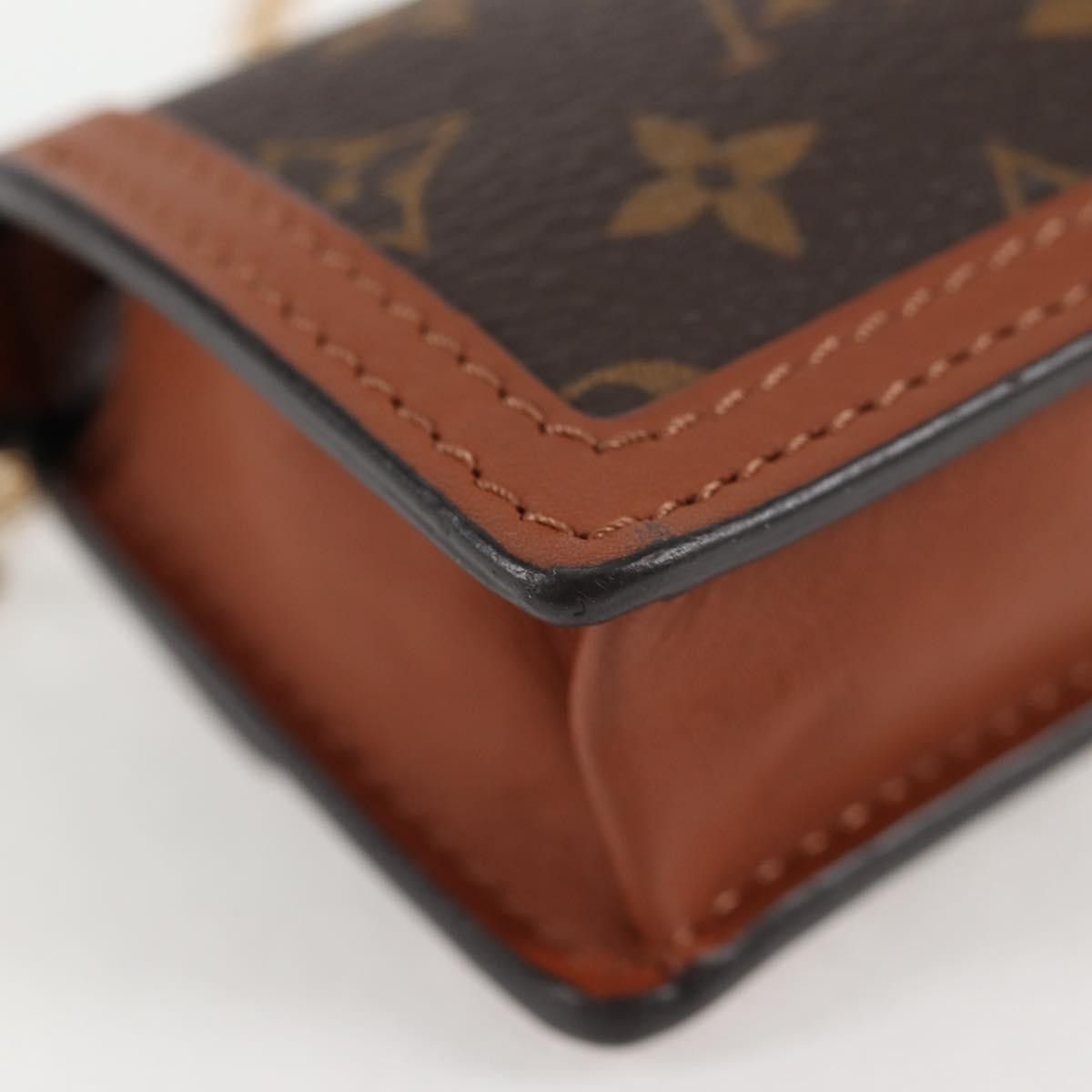 Louis Vuitton Louis Vuitton Dauphine Chain Wallet Reverse Monogram Canvas Size ONE SIZE - 11 Thumbnail