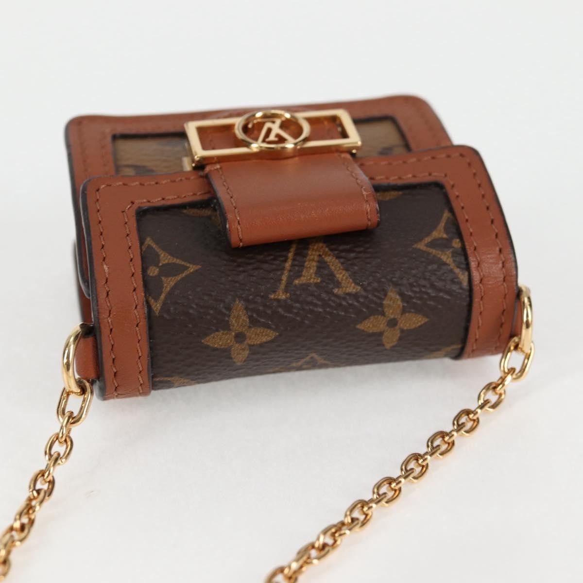 Louis Vuitton Louis Vuitton Dauphine Chain Wallet Reverse Monogram Canvas Size ONE SIZE - 17 Thumbnail