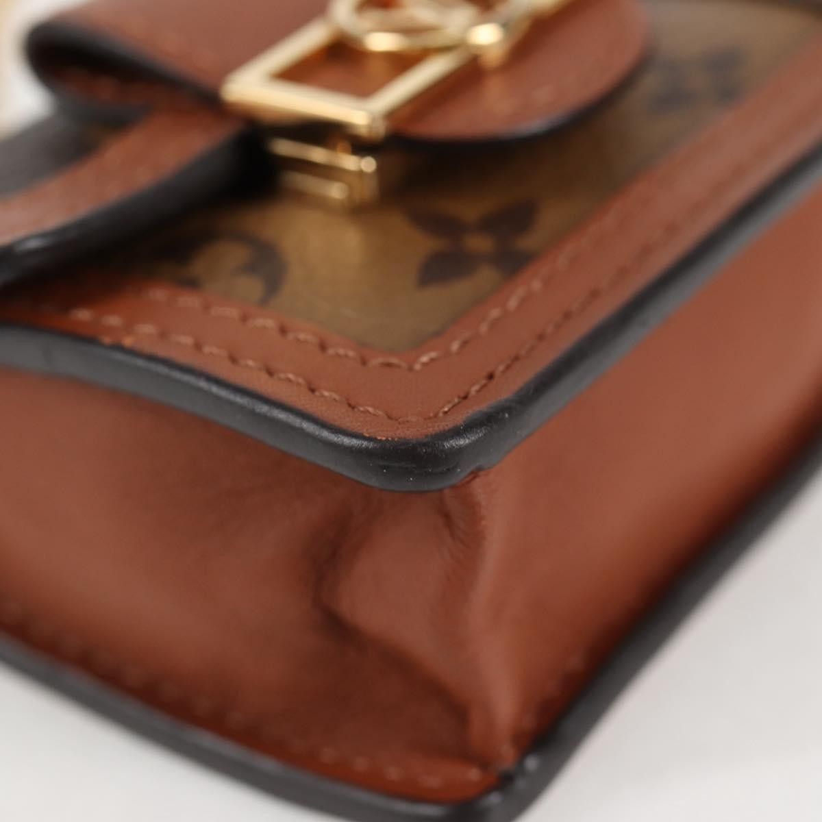 Louis Vuitton Louis Vuitton Dauphine Chain Wallet Reverse Monogram Canvas Size ONE SIZE - 12 Thumbnail