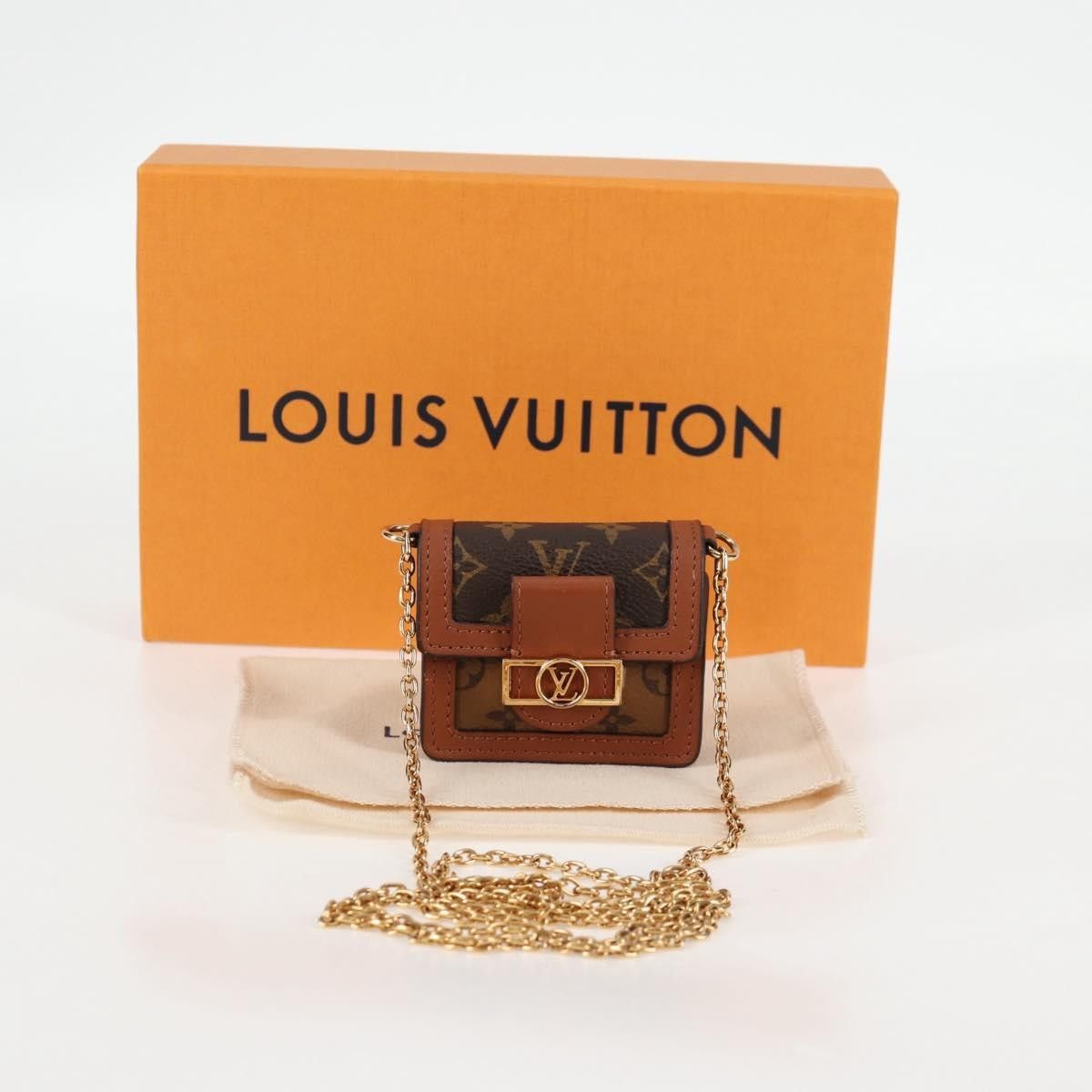 Louis Vuitton Louis Vuitton Dauphine Chain Wallet Reverse Monogram Canvas Size ONE SIZE - 14 Thumbnail