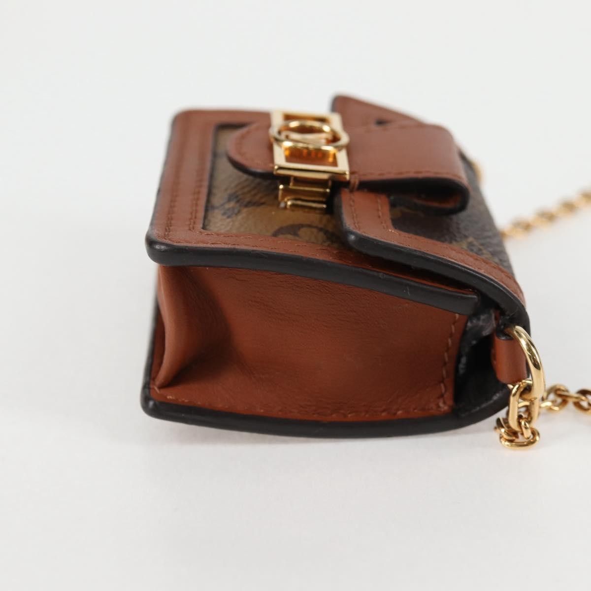 Louis Vuitton Louis Vuitton Dauphine Chain Wallet Reverse Monogram Canvas Size ONE SIZE - 3 Thumbnail
