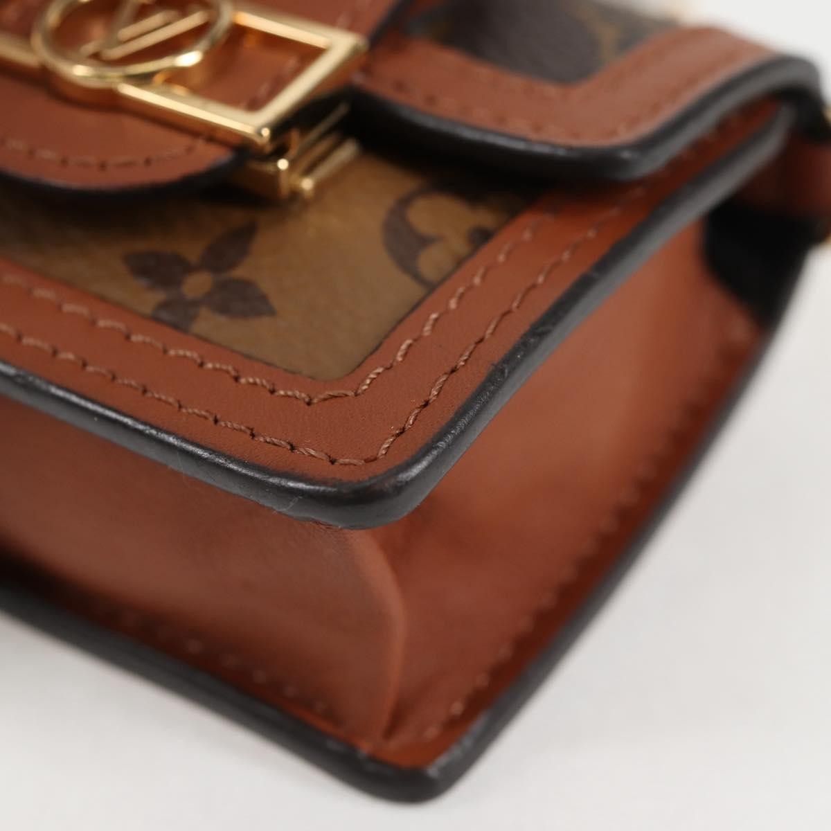 Louis Vuitton Louis Vuitton Dauphine Chain Wallet Reverse Monogram Canvas Size ONE SIZE - 9 Thumbnail