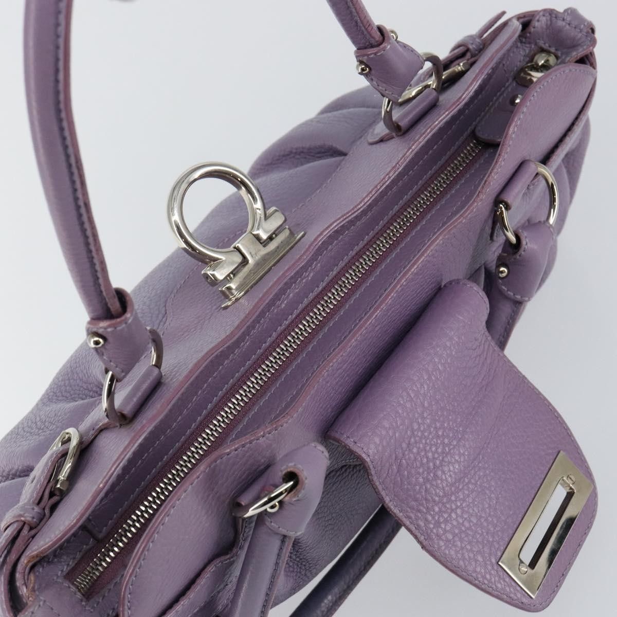 Salvatore Ferragamo Salvatore Ferragamo Marisa Satchel Leather Size ONE SIZE - 14 Thumbnail