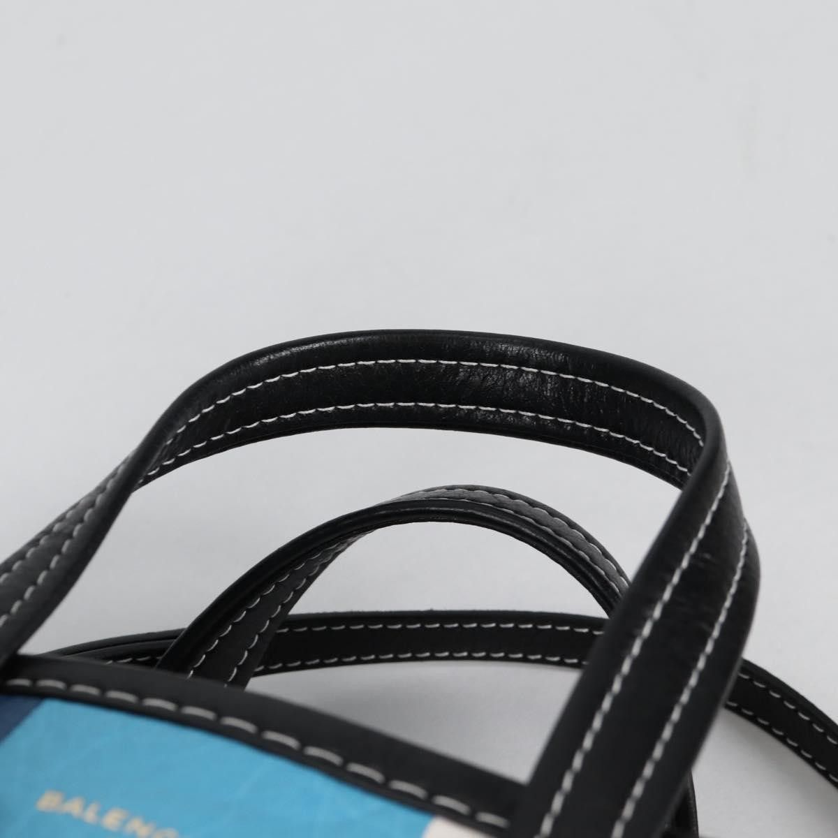 Balenciaga Balenciaga Bazar Convertible Tote Striped Leather Size ONE SIZE - 21 Thumbnail