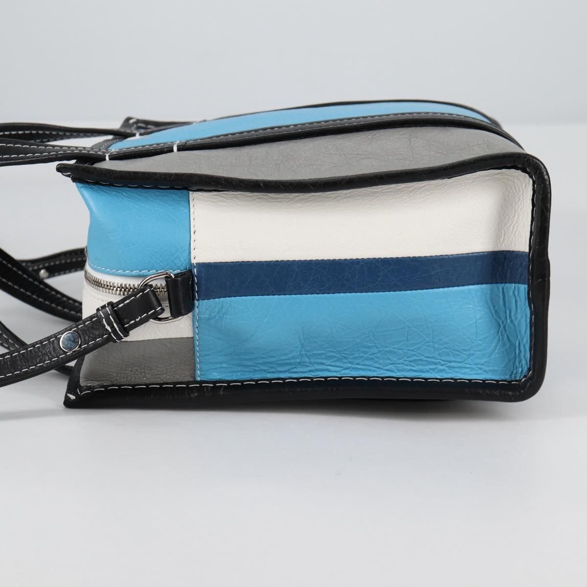 Balenciaga Balenciaga Bazar Convertible Tote Striped Leather Size ONE SIZE - 3 Thumbnail