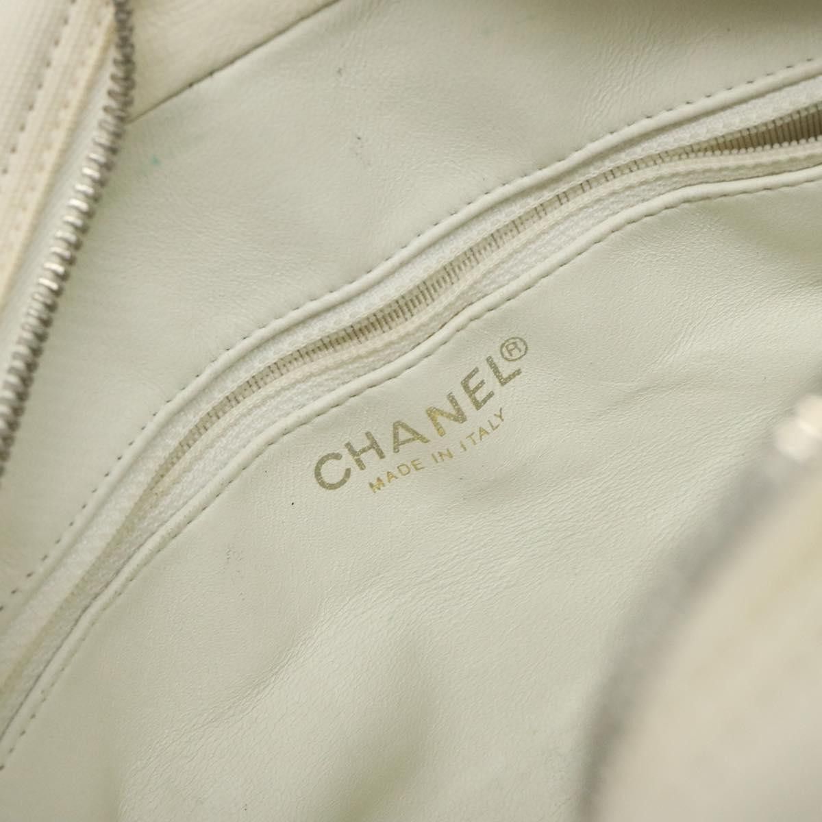 Chanel Chanel Vintage Logo Bowler Bag Quilted Canvas Size ONE SIZE - 6 Thumbnail