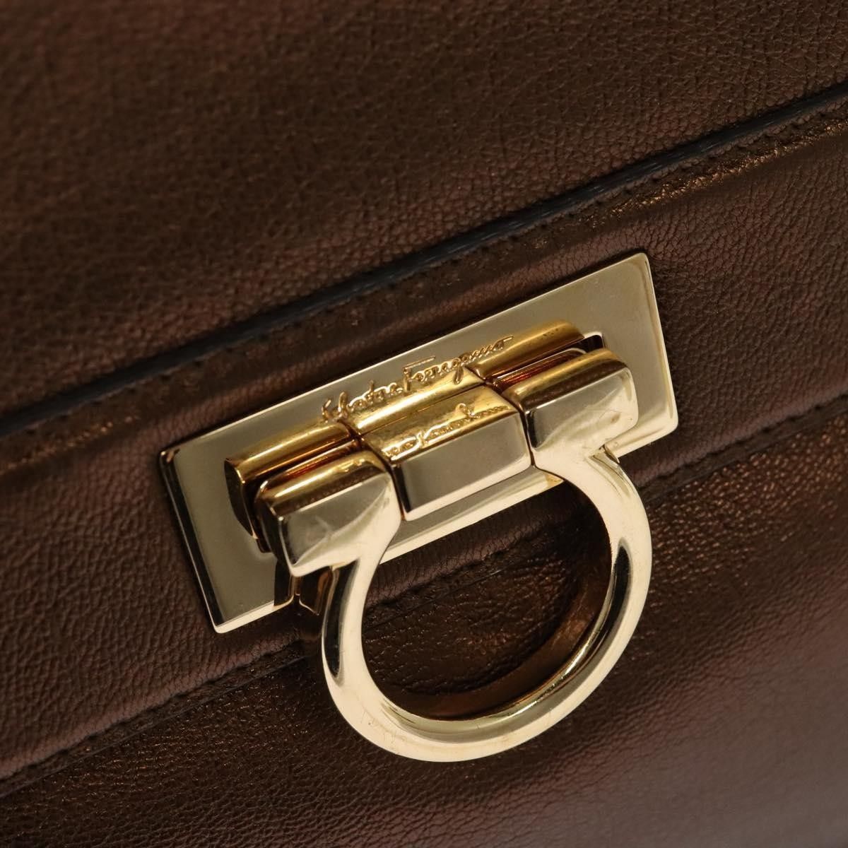 Salvatore Ferragamo Salvatore Ferragamo Sofia Satchel Leather Size ONE SIZE - 13 Thumbnail