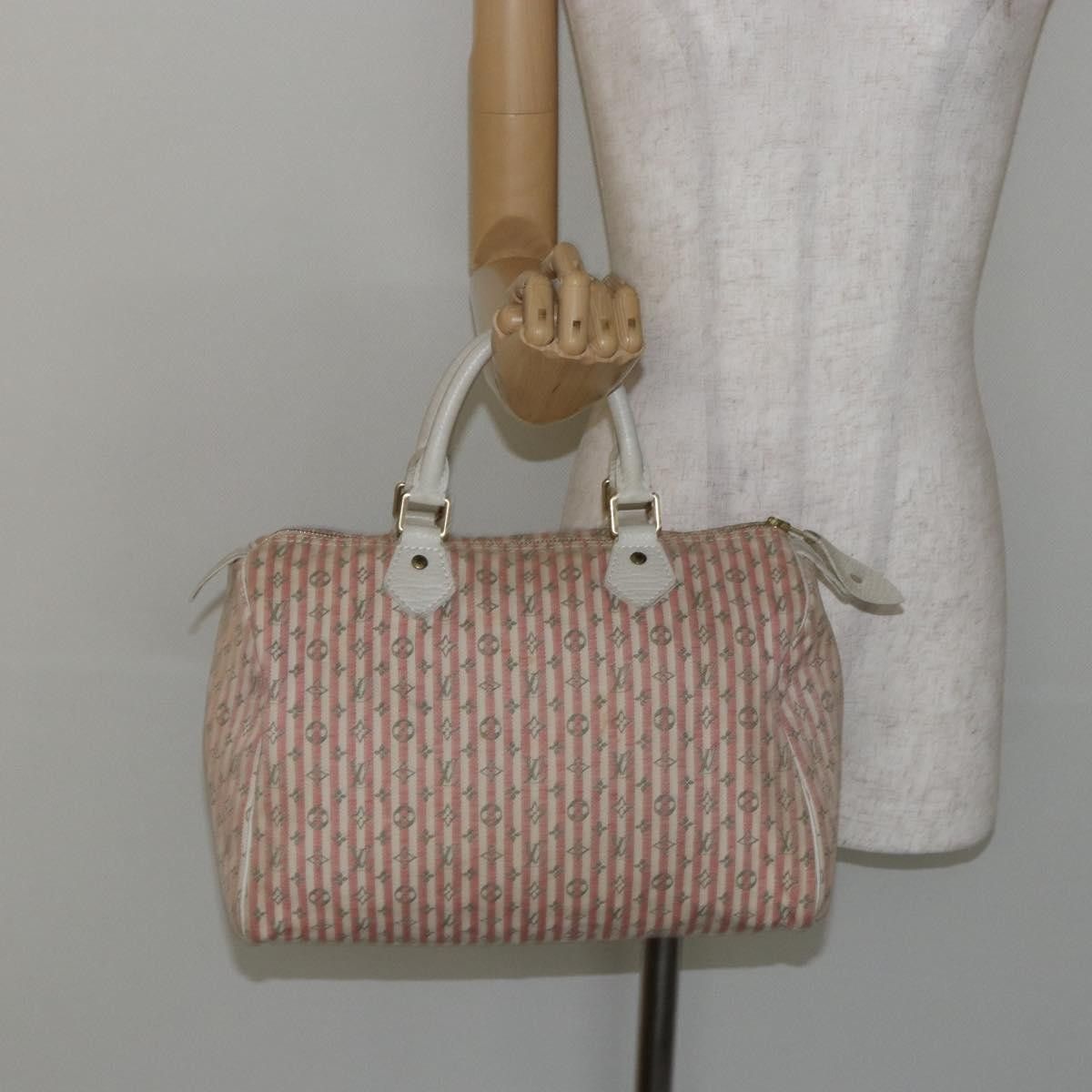 Louis Vuitton Louis Vuitton Speedy Handbag Mini Lin Size ONE SIZE - 15 Thumbnail