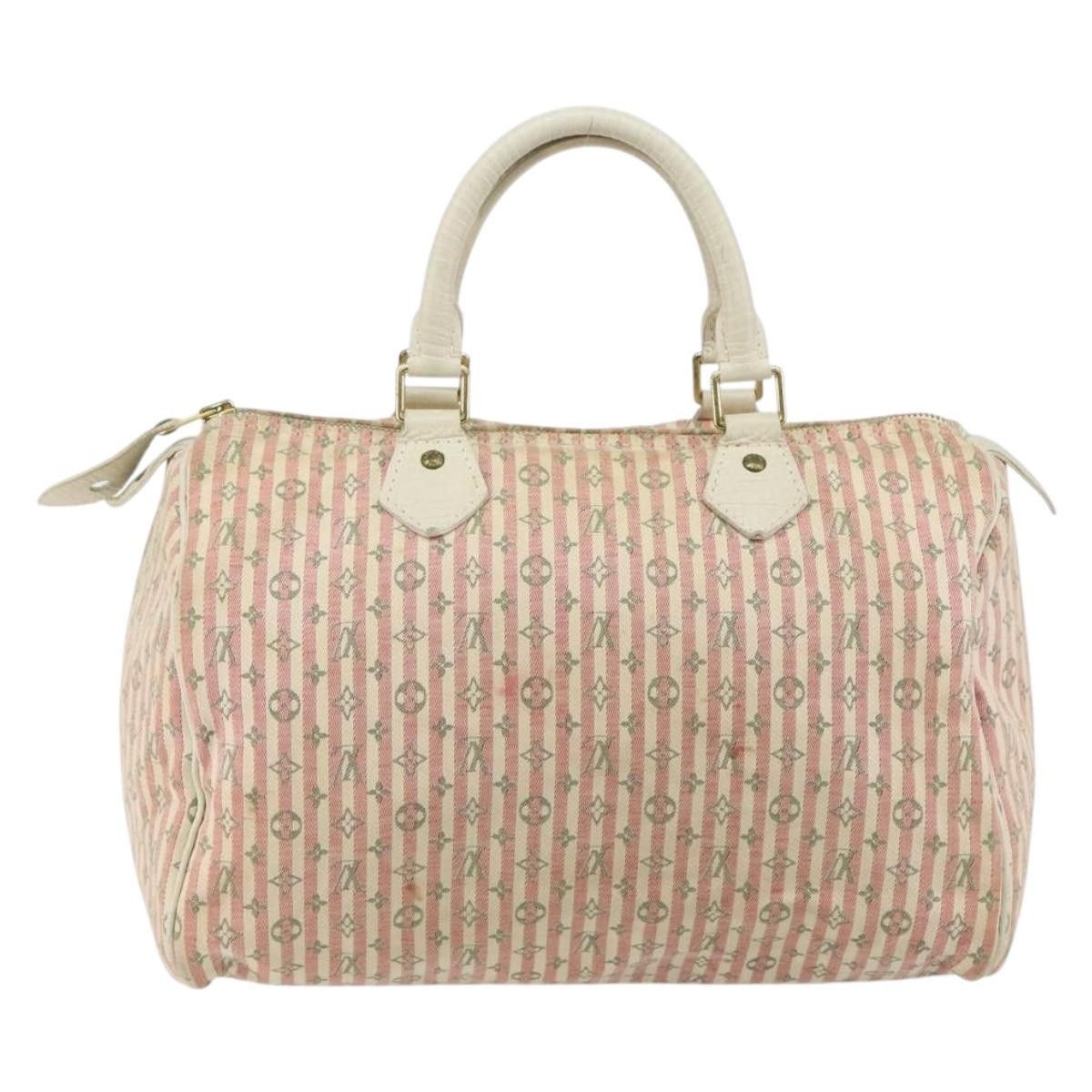 Louis Vuitton Louis Vuitton Speedy Handbag Mini Lin Size ONE SIZE - 2 Thumbnail