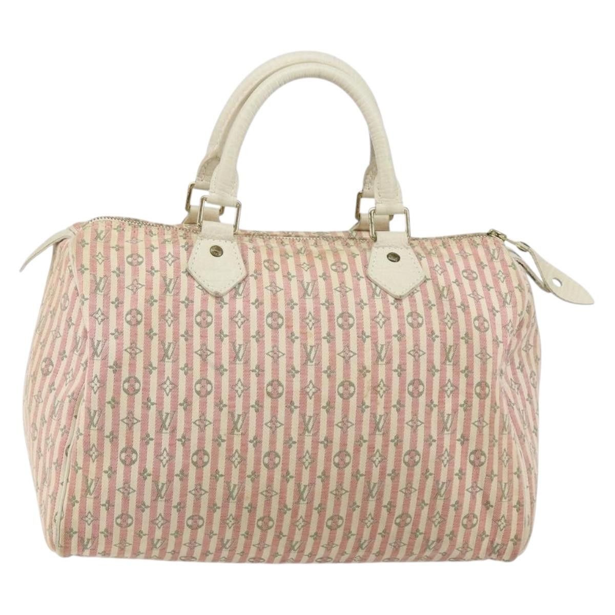 Louis Vuitton Louis Vuitton Speedy Handbag Mini Lin Size ONE SIZE - 19 Thumbnail