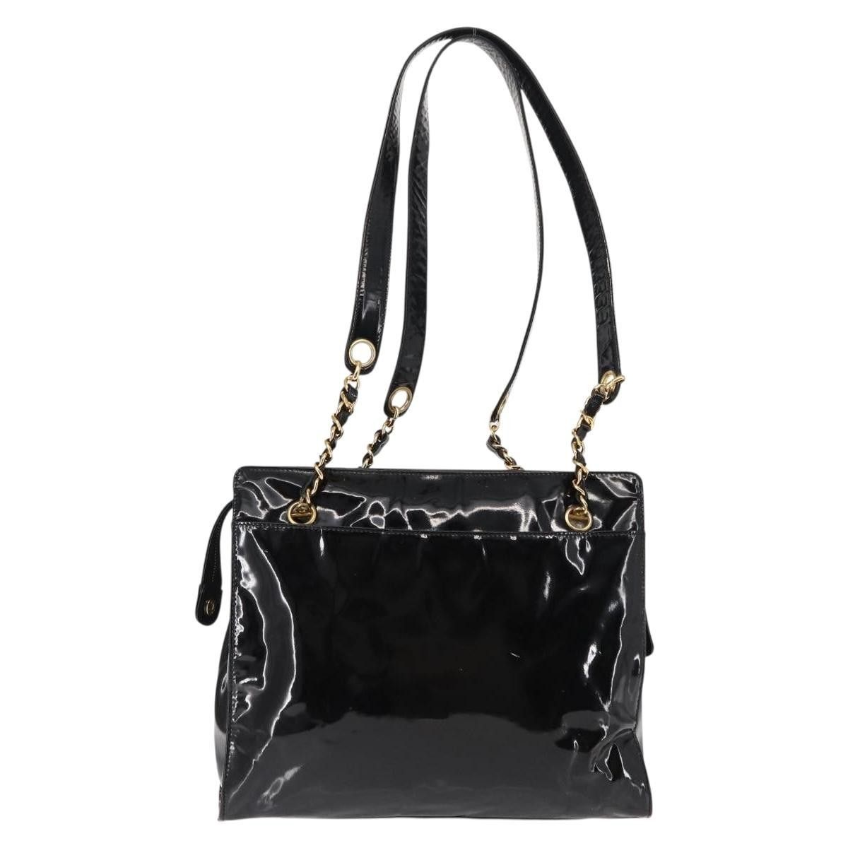 Chanel Chanel Vintage Timeless Zip Tote Patent Leather Size ONE SIZE - 2 Thumbnail