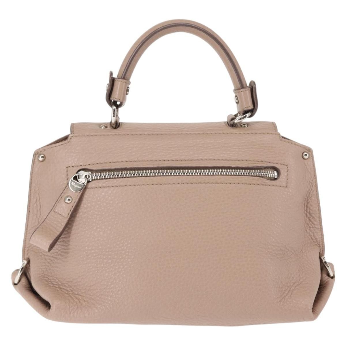 Salvatore Ferragamo Salvatore Ferragamo Sofia Satchel Leather Size ONE SIZE - 2 Thumbnail