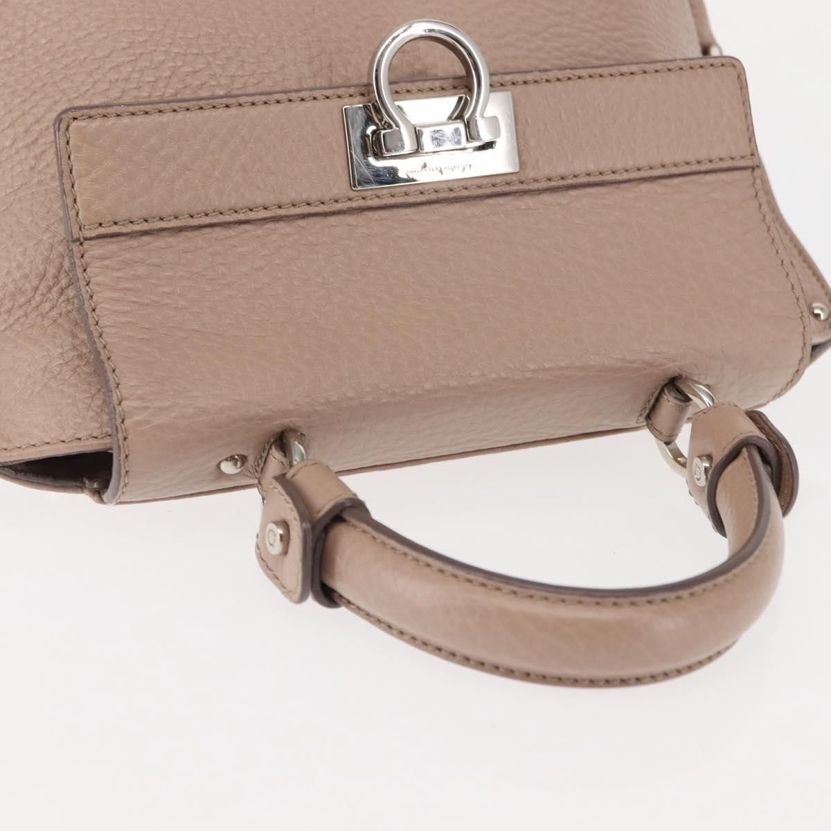 Salvatore Ferragamo Salvatore Ferragamo Sofia Satchel Leather Size ONE SIZE - 7 Thumbnail