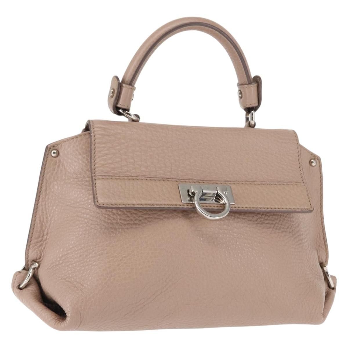 Salvatore Ferragamo Salvatore Ferragamo Sofia Satchel Leather Size ONE SIZE - 18 Thumbnail