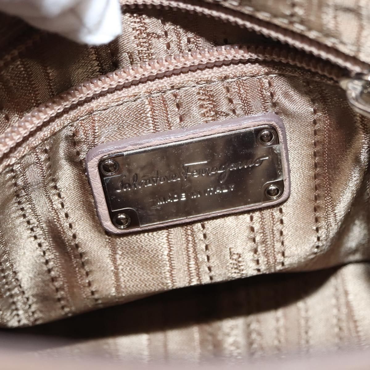 Salvatore Ferragamo Salvatore Ferragamo Sofia Satchel Leather Size ONE SIZE - 13 Thumbnail