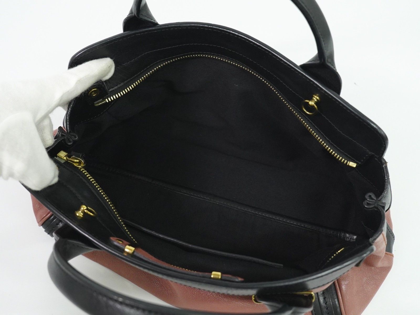 Chloe Chloe Alice Satchel Leather Size ONE SIZE - 3 Thumbnail