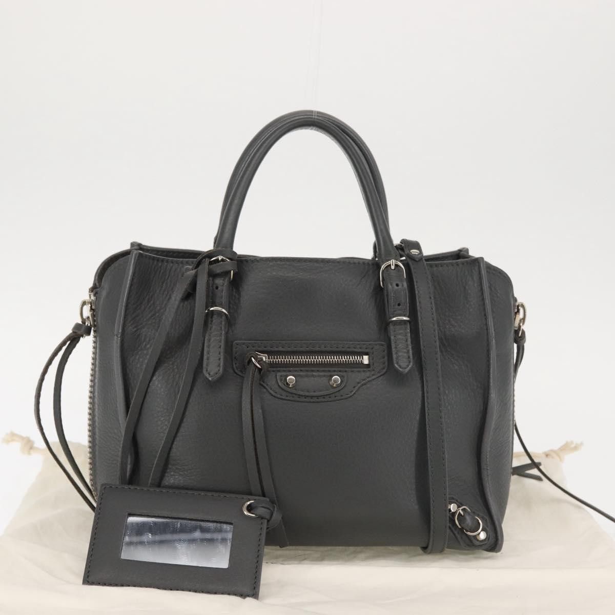 Balenciaga Balenciaga Papier A4 Zip Around Classic Studs Bag Leather Size ONE SIZE - 13 Thumbnail