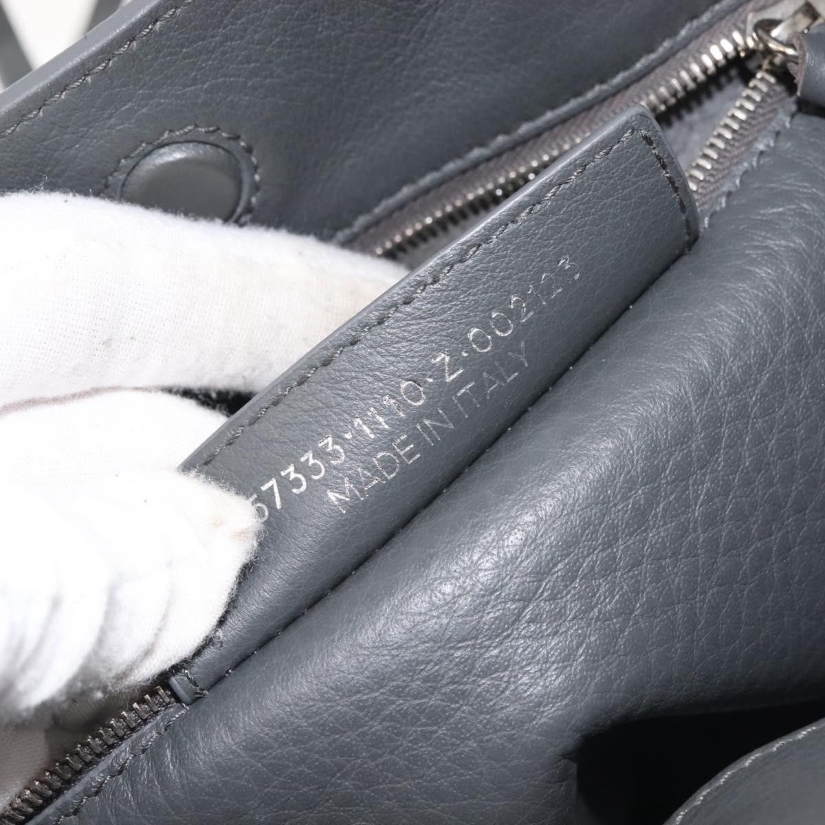 Balenciaga Balenciaga Papier A4 Zip Around Classic Studs Bag Leather Size ONE SIZE - 7 Thumbnail