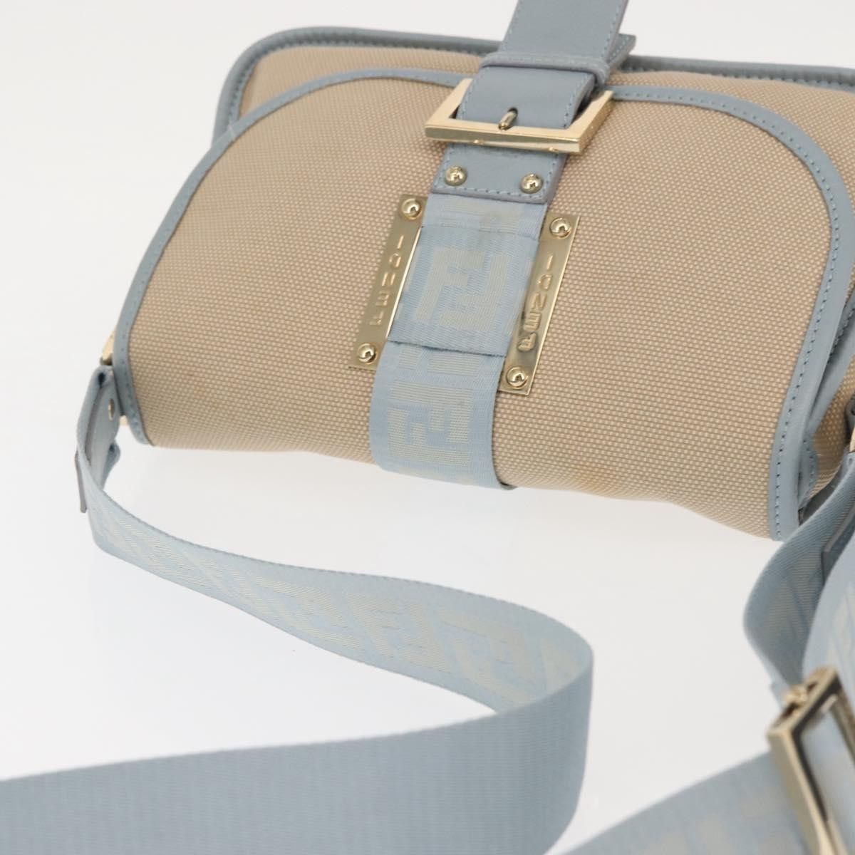 Fendi Fendi Logo Flap Shoulder Bag Canvas Size ONE SIZE - 16 Thumbnail