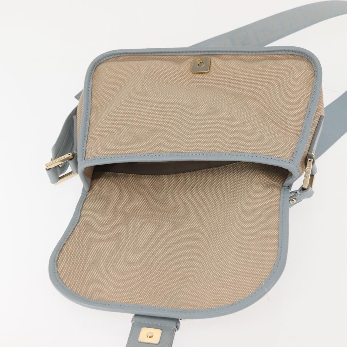 Fendi Fendi Logo Flap Shoulder Bag Canvas Size ONE SIZE - 21 Thumbnail