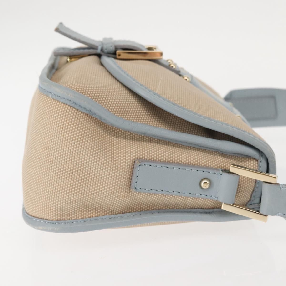Fendi Fendi Logo Flap Shoulder Bag Canvas Size ONE SIZE - 3 Thumbnail