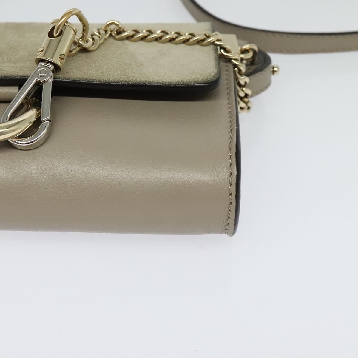 Chloe Chloe Faye Shoulder Bag Leather and Suede Size ONE SIZE - 9 Thumbnail