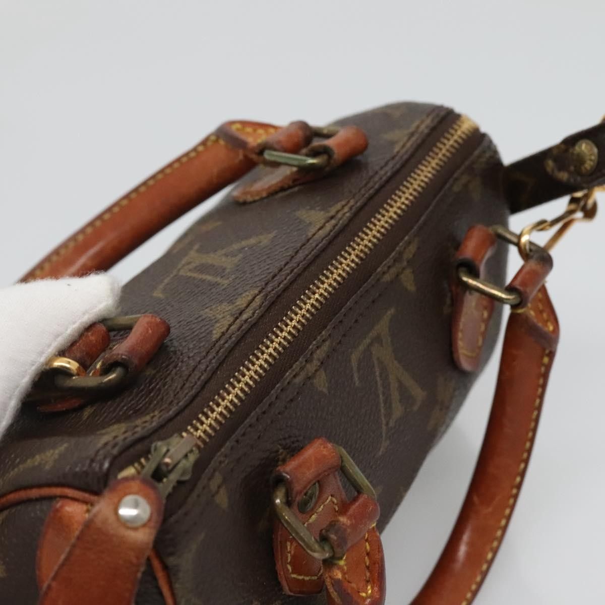 Louis Vuitton Louis Vuitton Speedy Mini HL Handbag Monogram Canvas Size ONE SIZE - 14 Thumbnail