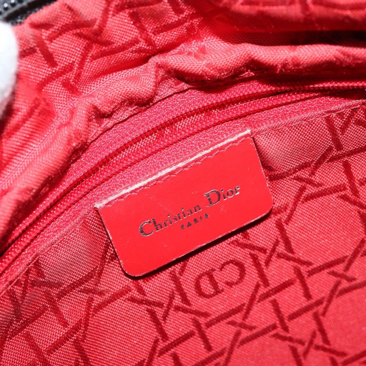 Dior Christian Dior Vintage Lady Dior Bag Cannage Quilt Nylon Size ONE SIZE - 16 Thumbnail