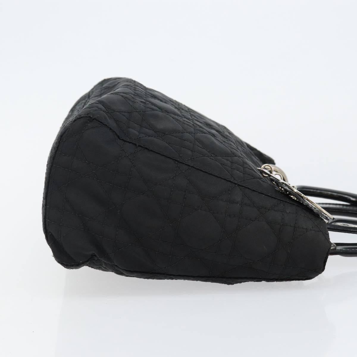 Dior Christian Dior Vintage Lady Dior Bag Cannage Quilt Nylon Size ONE SIZE - 4 Thumbnail