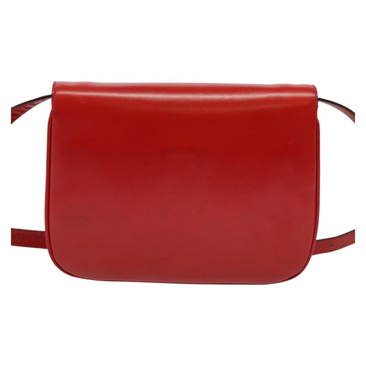Celine Celine Vintage Triomphe Shoulder Bag Leather Size ONE SIZE - 2 Thumbnail