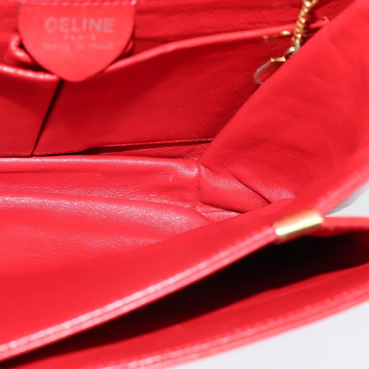 Celine Celine Vintage Triomphe Shoulder Bag Leather Size ONE SIZE - 21 Thumbnail