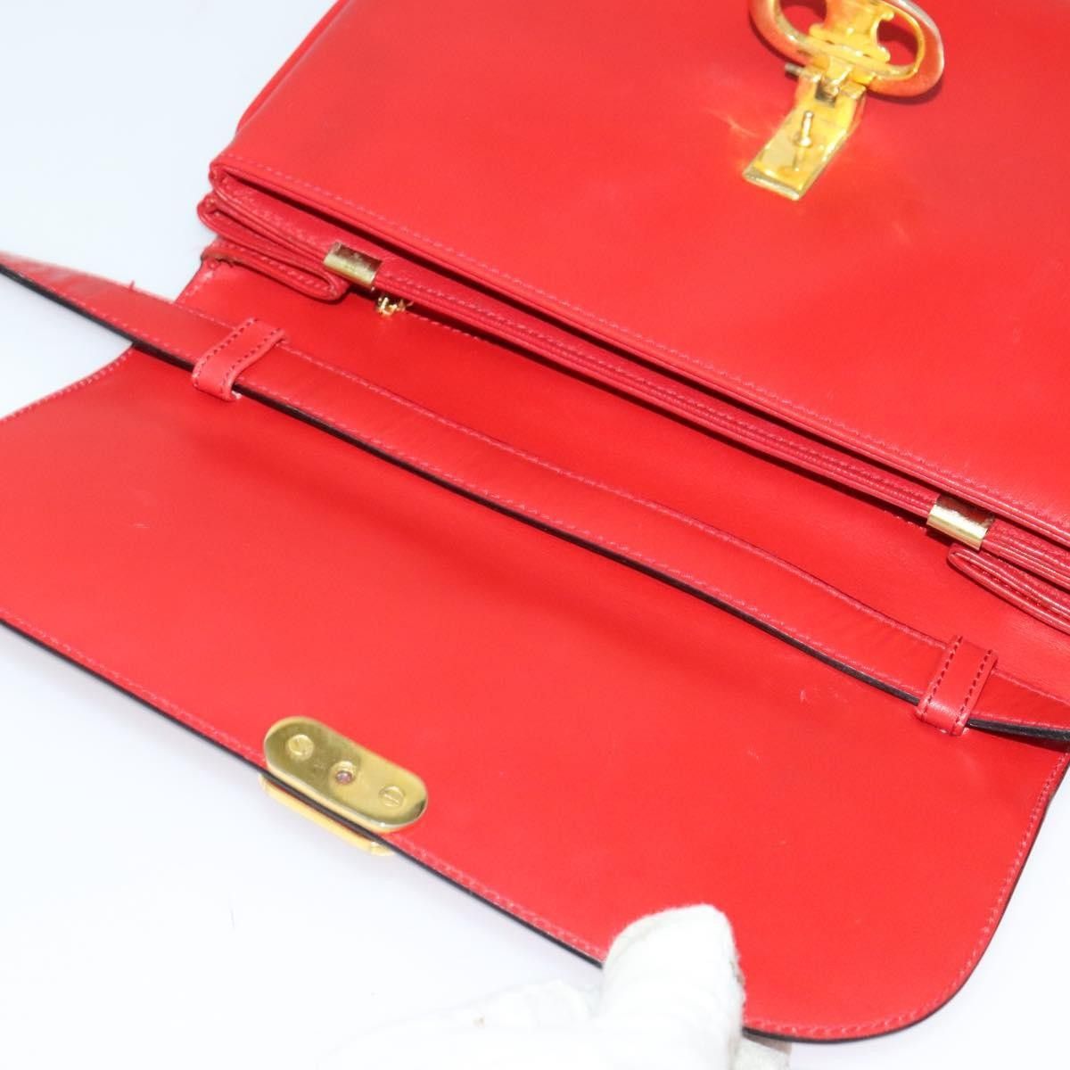 Celine Celine Vintage Triomphe Shoulder Bag Leather Size ONE SIZE - 18 Thumbnail