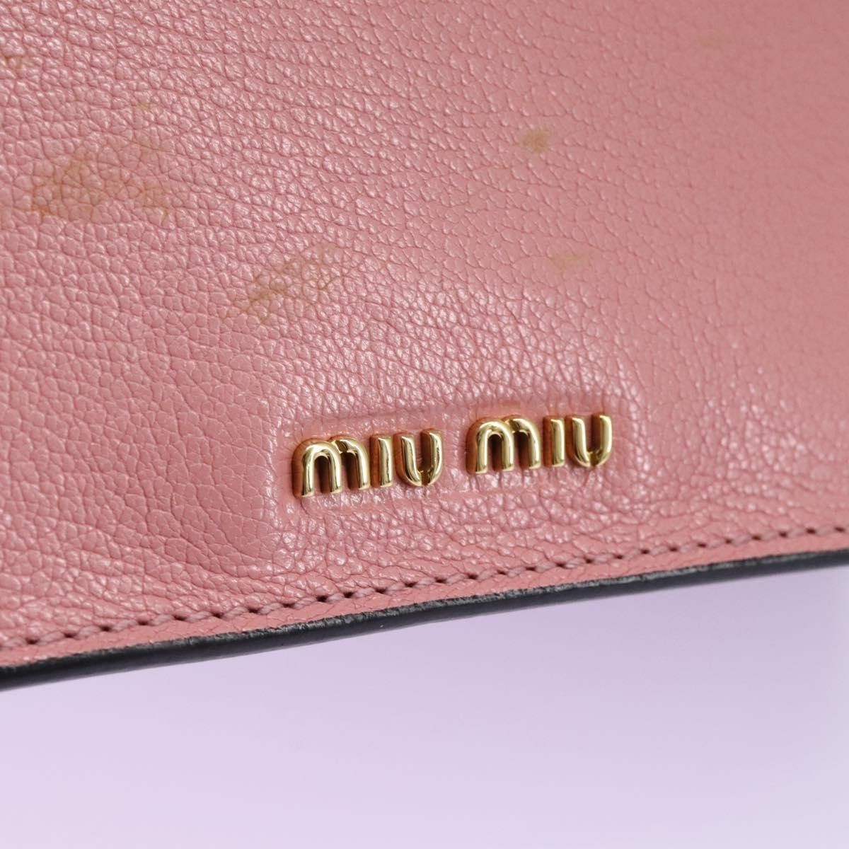 Miu Miu Miu Miu Madras Crystal Buckle Shoulder Bag Leather Size ONE SIZE - 7 Thumbnail