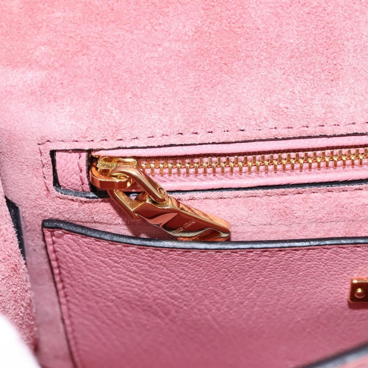 Miu Miu Miu Miu Madras Crystal Buckle Shoulder Bag Leather Size ONE SIZE - 14 Thumbnail