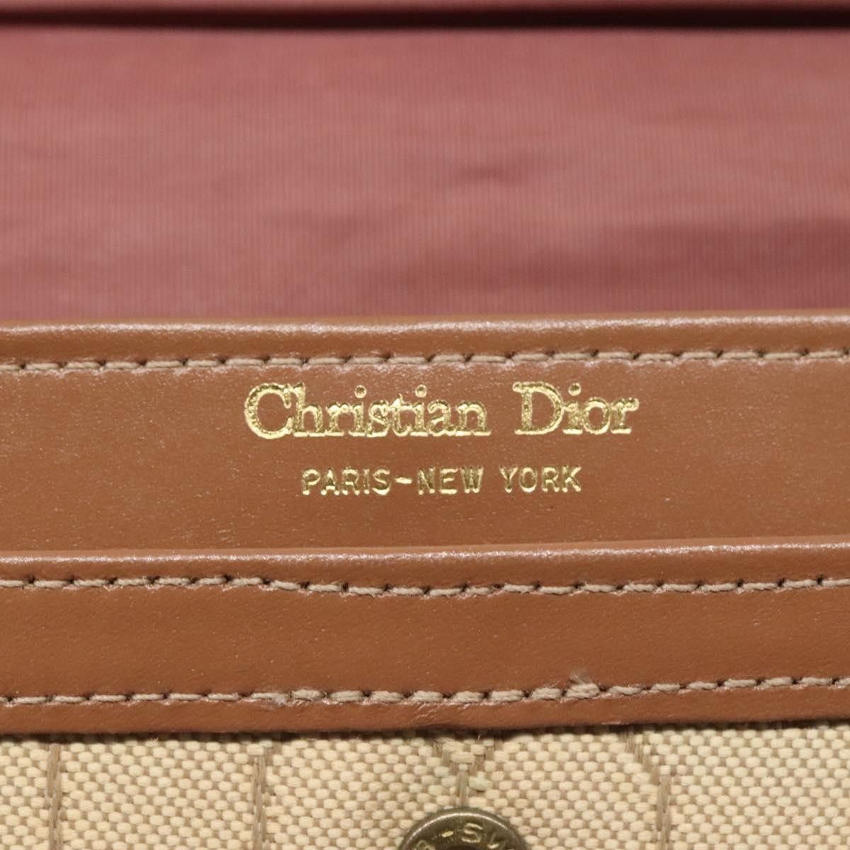 Dior Christian Dior Vintage Honeycomb Flap Wallet Coated Canvas Size ONE SIZE - 7 Thumbnail