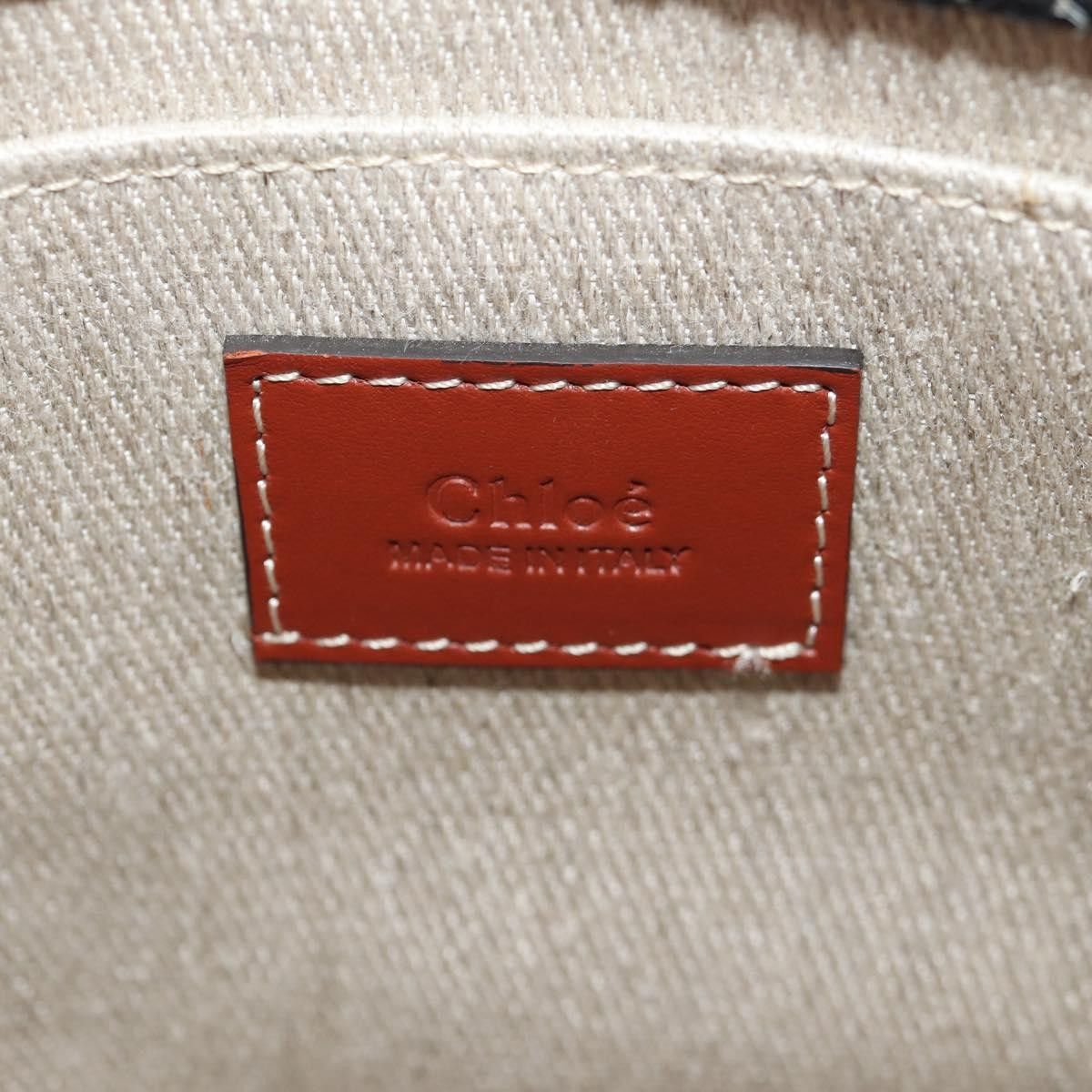 Chloe Chloe Woody Tote Canvas with Leather Size ONE SIZE - 6 Thumbnail