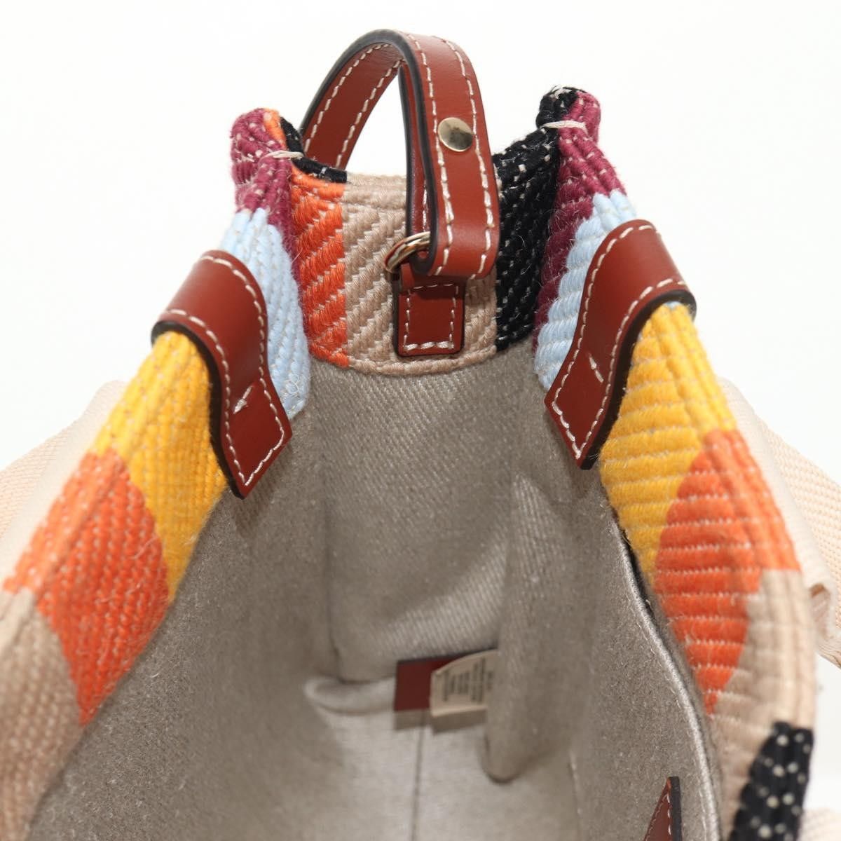 Chloe Chloe Woody Tote Canvas with Leather Size ONE SIZE - 23 Thumbnail