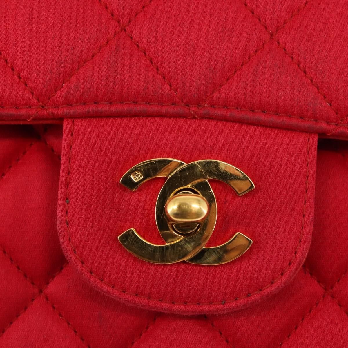 Chanel Chanel Timeless - Classic Double Flap Bag Quilted Satin Size ONE SIZE - 13 Thumbnail