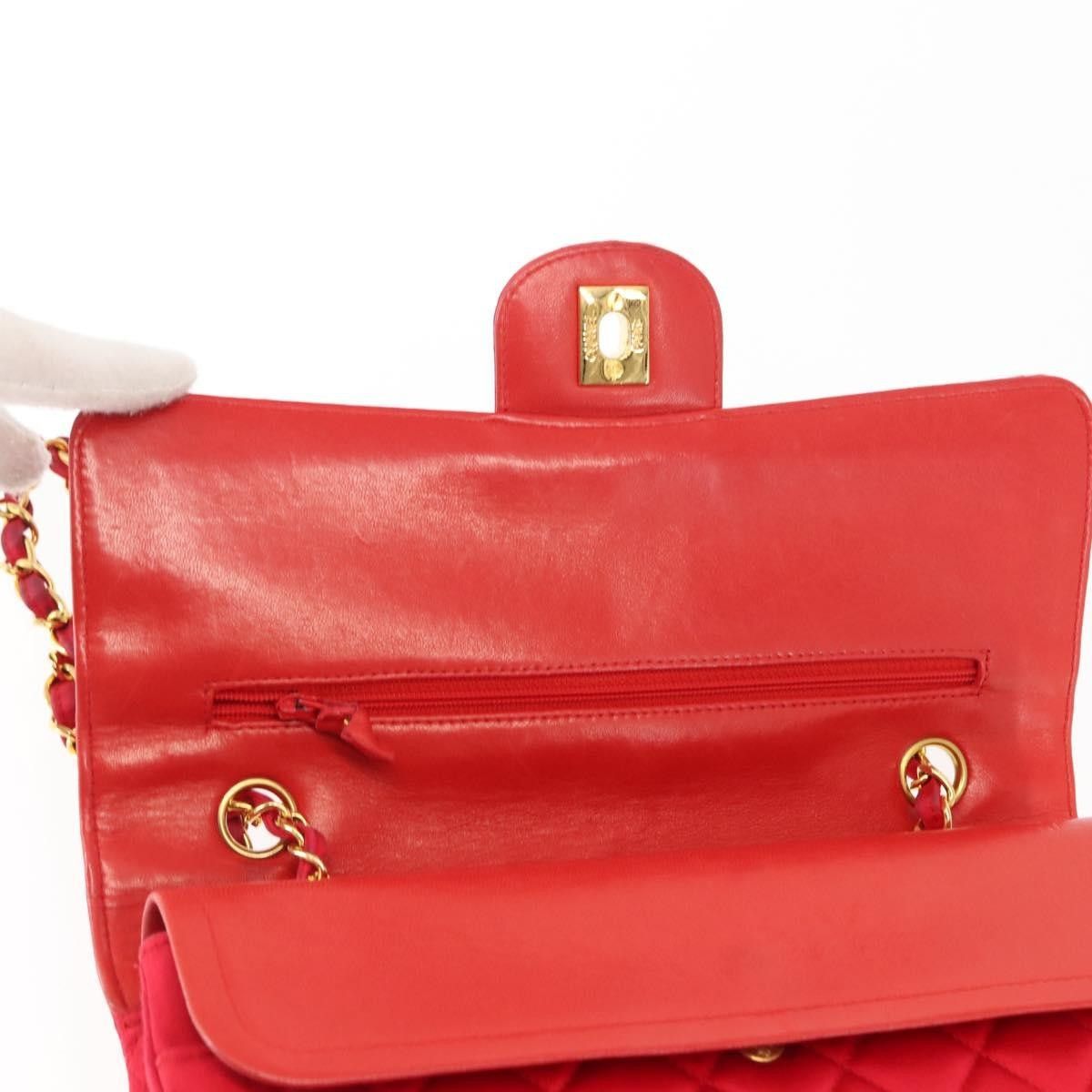 Chanel Chanel Timeless - Classic Double Flap Bag Quilted Satin Size ONE SIZE - 20 Thumbnail