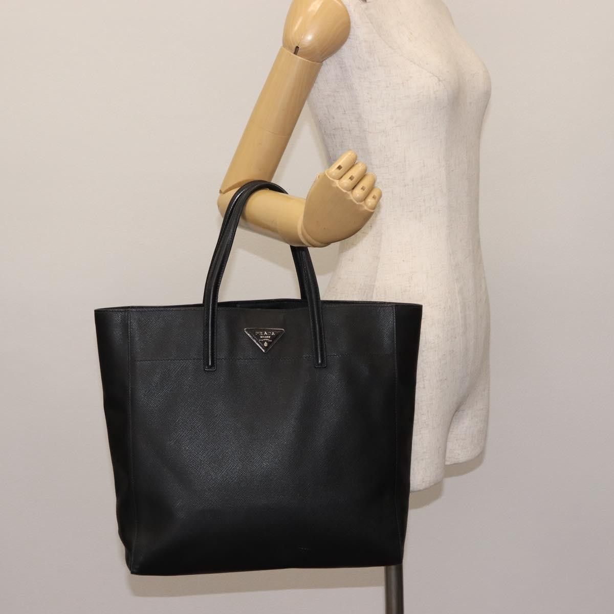 Prada Prada Convertible Soft Shopping Tote Saffiano Leather Size ONE SIZE - 13 Thumbnail