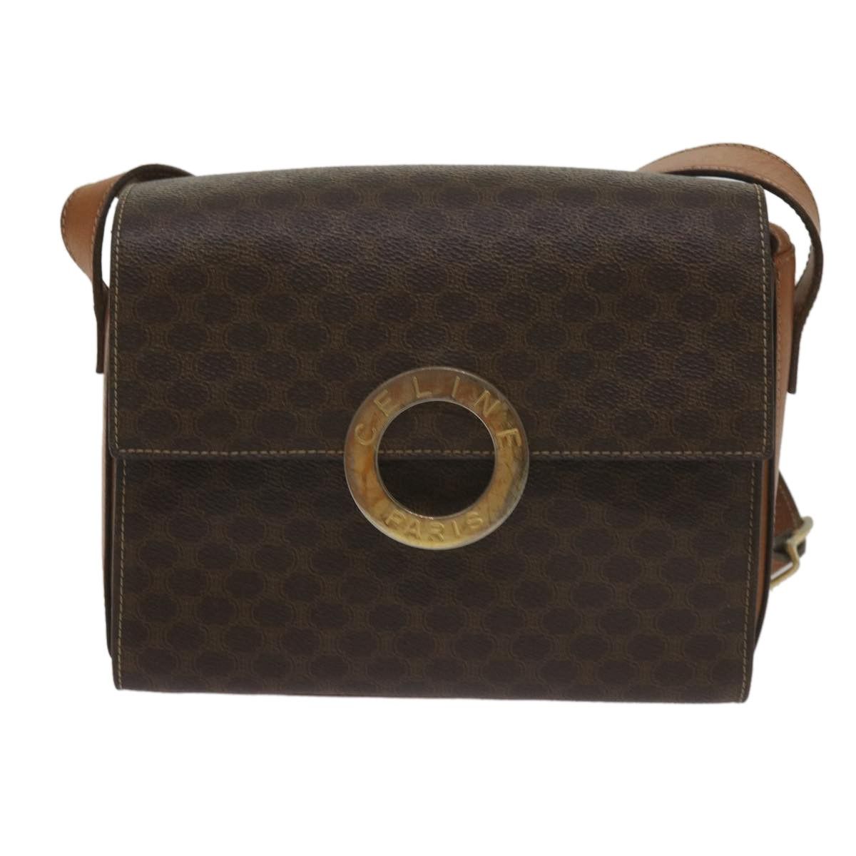 Celine Celine Vintage Macadam Shoulder Bag Canvas and Leather Size ONE SIZE - 18 Thumbnail