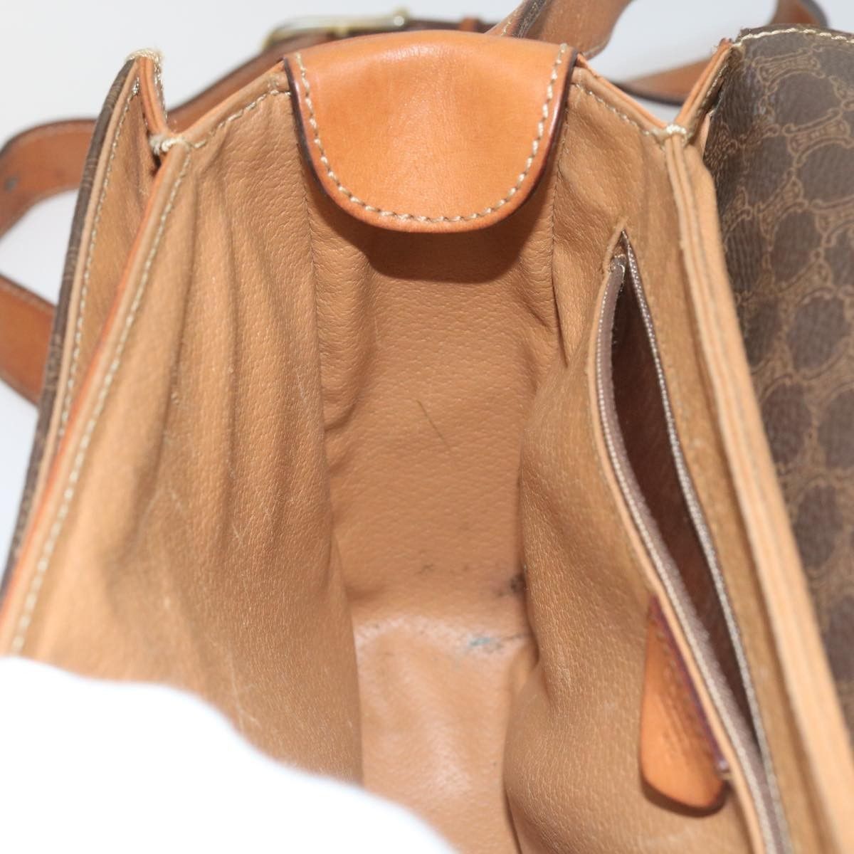 Celine Celine Vintage Macadam Shoulder Bag Canvas and Leather Size ONE SIZE - 23 Thumbnail